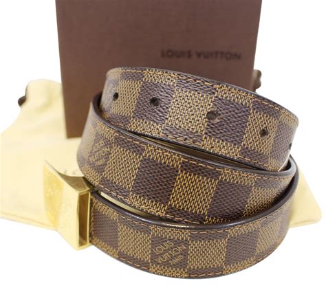 louis vuitton brown belt men.